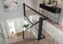 design 2d and 3d modeling for stairs with realistic render